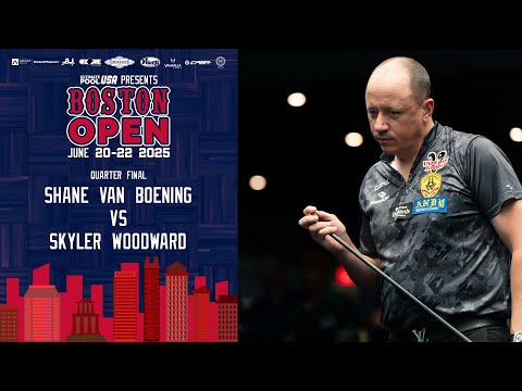 Shane Van Boening vs Skyler Woodward | Quarter Final | Boston Open