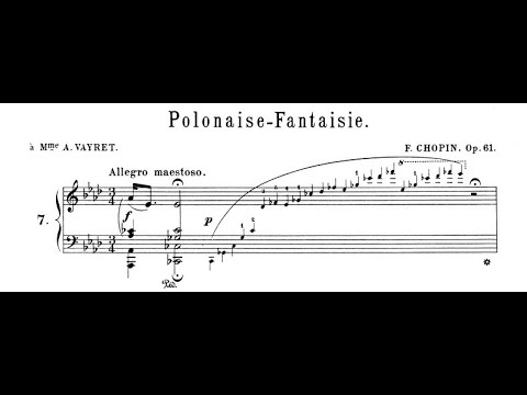 Chopin: Polonaise-Fantaisie, Op. 61 - in A flat (ARGERICH, Martha)