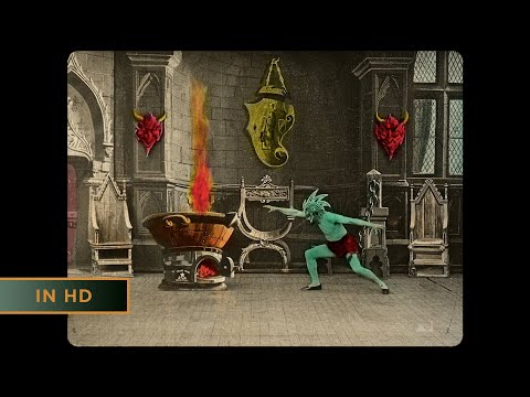 The Infernal Cauldron (Le chaudron infernal, 1903) | Georges Méliès Horror Film in Color [HD]