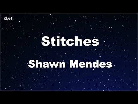 Stitches - Shawn Mendes Karaoke 【No Guide Melody】 Instrumental