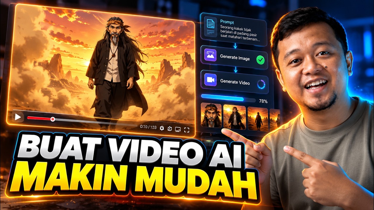 TIDAK PERLU RIBET! Cara Buat Video Pakai Ai AGENT Di LUMINA Semuanya OTOMATIS