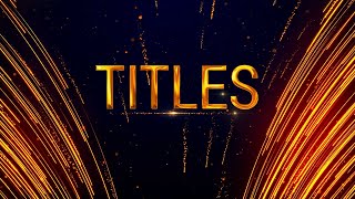 Award Titles After Effects Tutorial - Stardust Tutorial