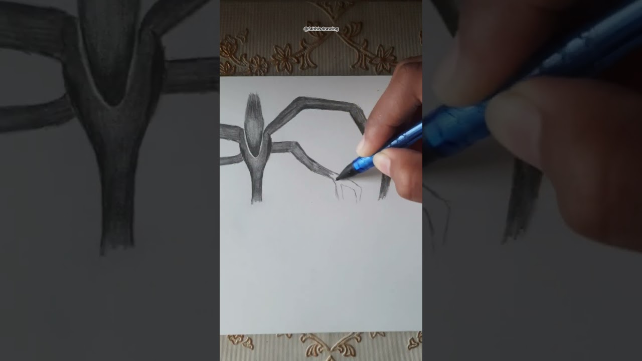 Will Byers's Mind Flayer drawing👾 #art #drawing #strangerthings #support #viral #fyp #shorts #sketch