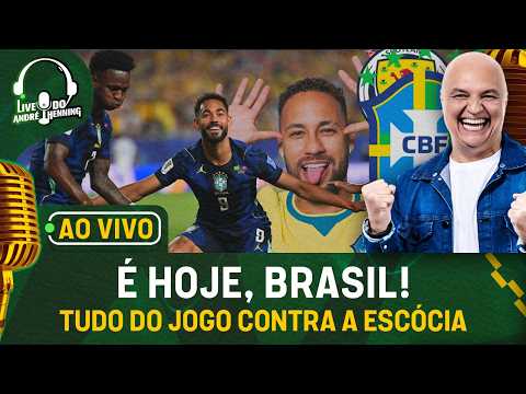 AO VIVO: BRASIL X ESCÓCIA PELA ÚLTIMA RODADA DO GRUPO C! NEYMAR ENTRA HOJE?; CR7 MARCA DOIS!