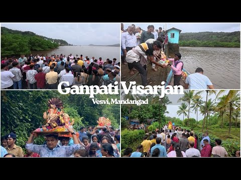 गणपती विसर्जन वेसवी मंडणगड २०२५ | Vesvi | Mandangad | Life Unscripted