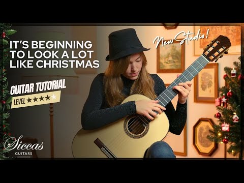 It's Beginning to Look a Lot Like Christmas guitar tutorial with Karlijn Langendijk