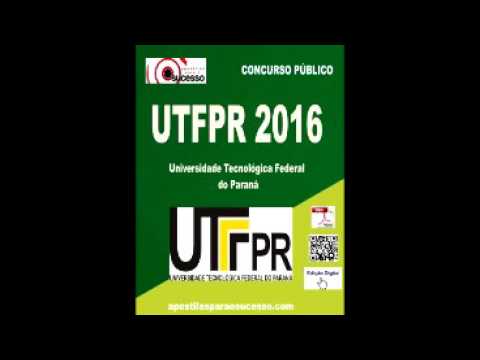Apostilas UTFPR PR 2016 Pedagogo