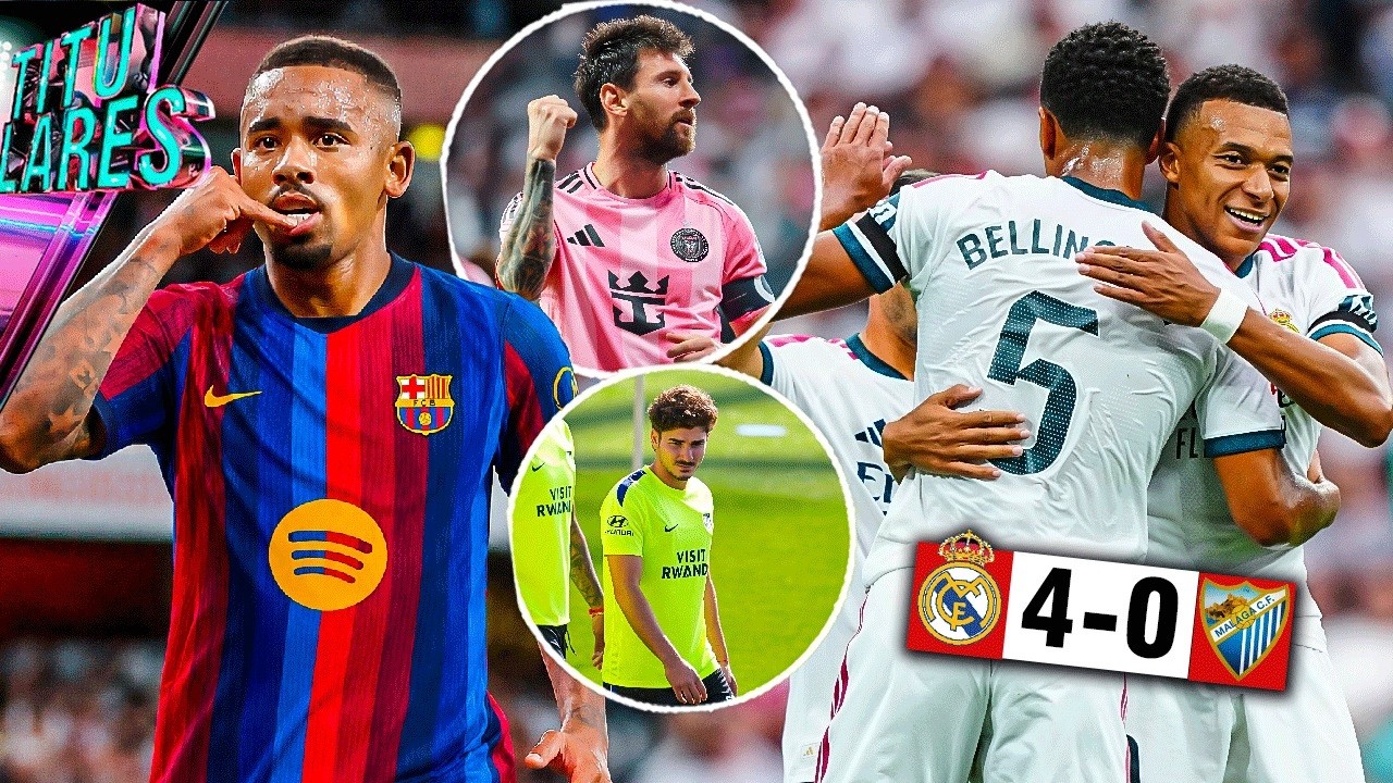 Madrid golea y es líder | BOMBA: ¡Gabriel Jesús al Barça! | Vuelve Julián | ¡Póker de Messi!