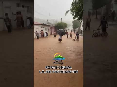 FORTE CHUVA EM LAJES PINTADAS-RN