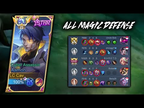 Top Global Aamon VS Semua Musuh Full Magic Defense, Auto Kita Tembusin Damage Kita - Mobile Legends