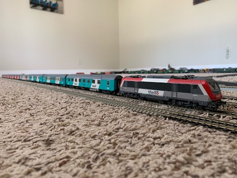 Euro Night “Thello” Paris - Venice in new livery 2016-2021 by ACME, HO 1:87 scale