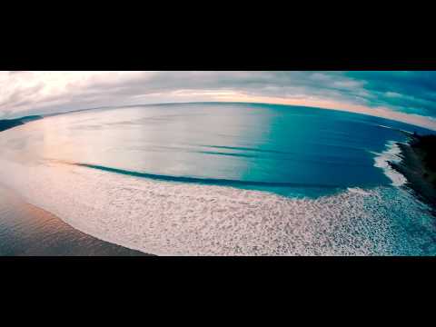 Drone footage of Lorne Beach and waves