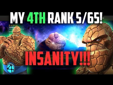 5-Star Thing going ALL THE WAY UP - Rank-Up & Gameplay - Marvel Contest of Champions