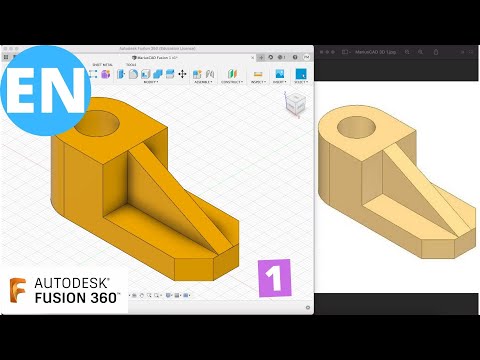Fusion 360 | Tutorial for Beginners | Exercise 1