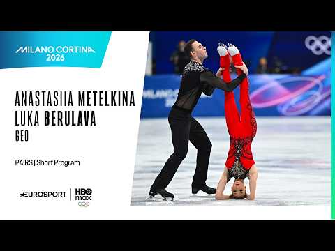 Milano Cortina 2026 | Anastasiia METELKINA / Luka BERULAVA (GEO) | Pairs – Short Program