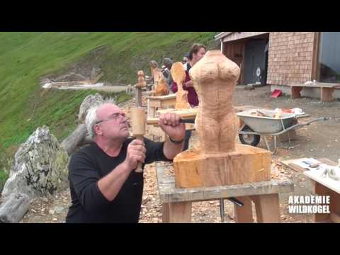 Akademie Wildkogel Holzbildhauerei mit Hubert Janson