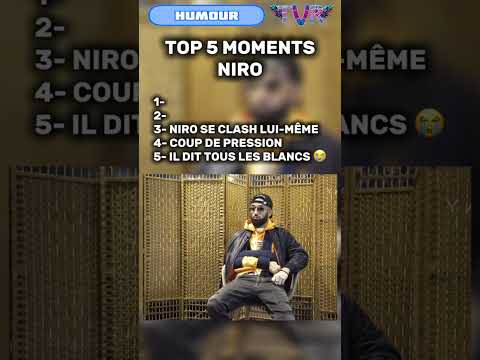 TOP 5 moments Niro 🤣🔥 #humour #rapfr #pourtoi #trend #fyp #niro #salemome
