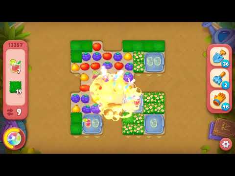 Gardenscapes level 13357 Gameplay #Bubunka