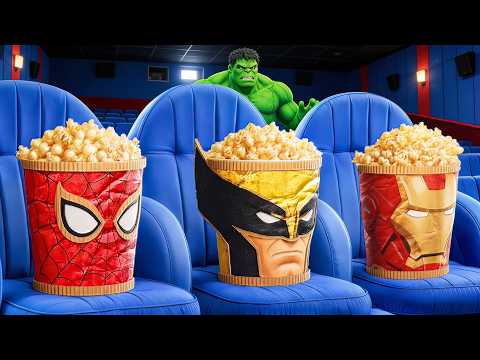 Je m'incruste au ciné en REAL Superhero! Fake vs Real
