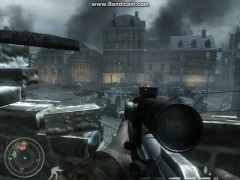 Call Of Duty World at War - Vendetta - General Amsel sniper kill