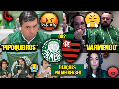 REAÇÕES dos PALMEIRENSES FURIOSOS com a DERROTA - PALMEIRAS 0X2 FLAMENGO [REACT BRASILEIRÃO 2025]