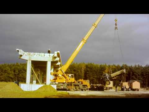 Bau der A 24 bei Kraak