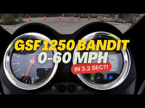 SUZUKI BANDIT GSF 1250 BANDIT 0-60 MPH TEST