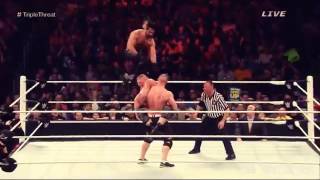 Brock Lesnar vs John Cena vs Seth Rollins Royal Rumble -2015 Highlights HD