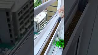 The location of the window recess is full of dust,use it to clean #window #dust