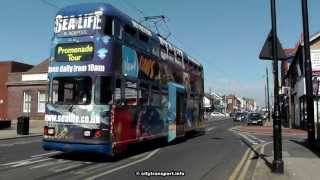 preview picture of video 'Fleetwood Balloontastic Double Deck Tour Tram'