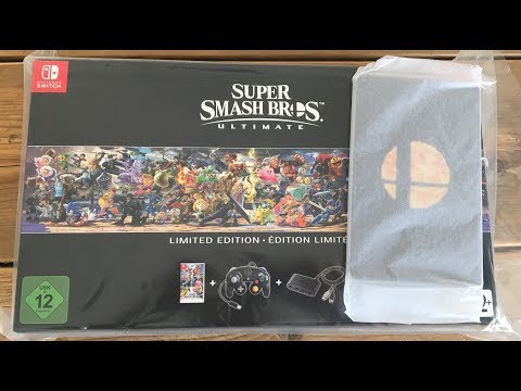 Super Smash Bros Ultimate Limited Edition Unboxing