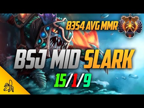 BSJ DESTROYING with MID SLARK! | High MMR Immortal Ranked Gameplay | 8354 AVG MMR | Dota 2 v7.26c