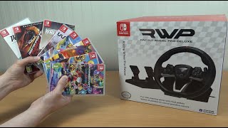 Budget Nintendo Switch Arcade Racing Fun / Hori Racing Wheel Pro