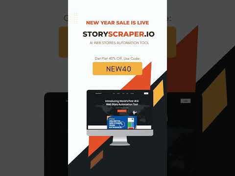 Create Unlimited Google Web Stories with a Powerful AI Scraper Tool! #webstories #automation