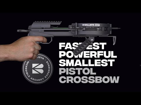The fastest, most powerful, and smallest compound pistol crossbow in the World 2021 - Ballista Bat