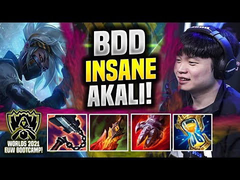 BDD INSANE WITH AKALI! 🔥WORLDS BOOTCAMP EUW🔥 - GEN G Bdd Plays Akali MID vs Galio! | Patch 11.20