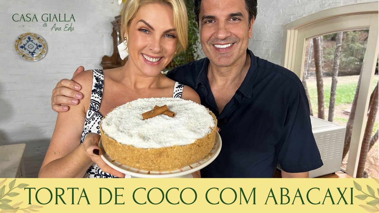 RECEITA DE TORTA DE COCO COM ABACAXI - CASA GIALLA