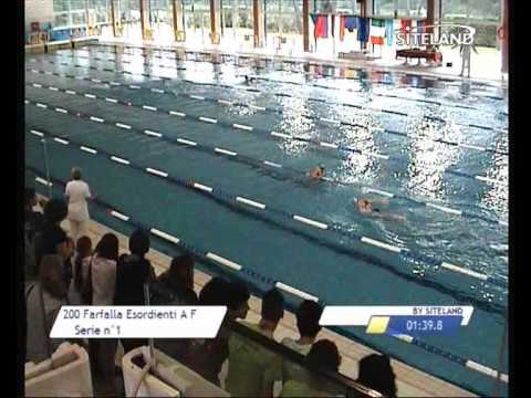 Serie 1 dei 200 Farfalla Esordienti A F - 7 Meeting City of Lignano