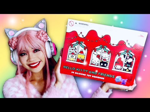 OPENING A *HUGE* BOX OF HOLIDAY SANRIO SURPRISES! #sanrio #adventcalendar #unboxing