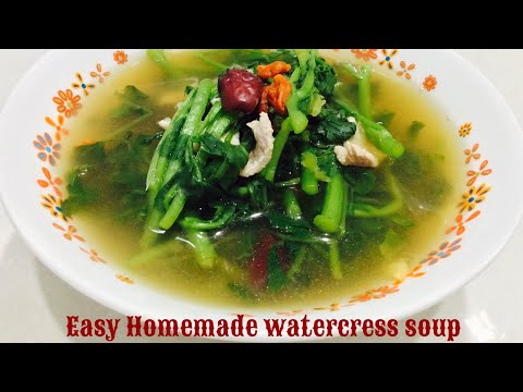 Easy 5-Minutes Chinese Watercress Soup