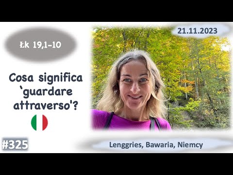 #325 Cosa significa ‘guardare attraverso'?