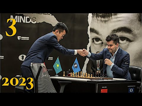 Partida 3 | Ian Nepomniachtchi vs Ding Liren | Gambito Dama D36 Campeonato Mundo 2023 | Ajedrez
