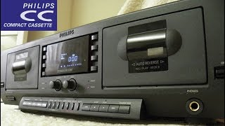 Philips FC931 non-Digital Compact Cassette deck unboxing, review & test
