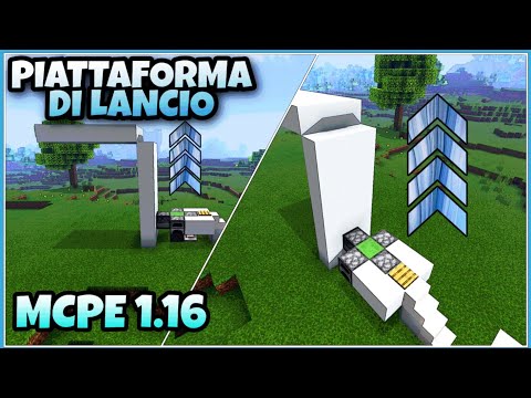 Come fare una piattaforma di lancio!!!! MINECRAFT ITA