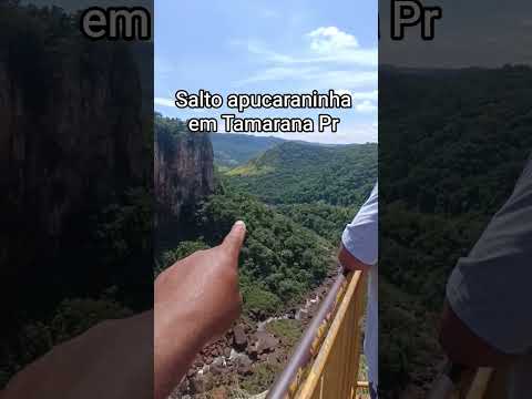 salto apucaraninha na  reserva indígena apucaraninha em Tamarana Pr