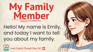 My Family Member ✅ Easy English Story for Beginners ✅