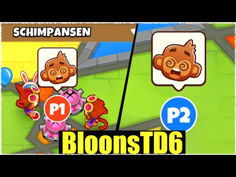 Das passiert, wenn du im Koop nur Spieler 2 nachmachst! - Bloons TD6 [Deutsch/German]