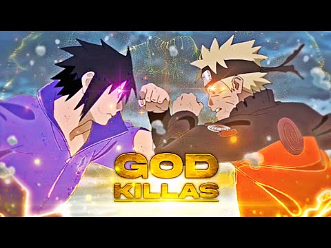 NARUTO VS SASUKE - GOD KILLAS | EDIT/AMV | [Edit kinemaster]