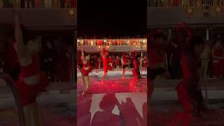 Scarlet Night Pool Party - Flashmob -  Valiant Lady, Virgin Voyages