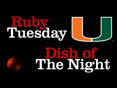 Miami's Garrius Adams Lobs Beautiful Pass To Erik Swoope For Alley-Oop